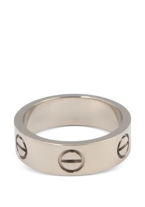 Cartier 2010s Love engraved ring - Silver