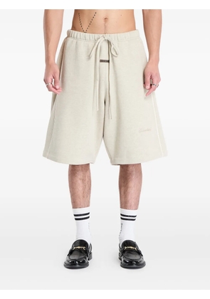 FEAR OF GOD ESSENTIALS embroidered-logo shorts - Neutrals
