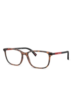 Prada Linea Rossa tortoiseshell-effect glasses - Brown