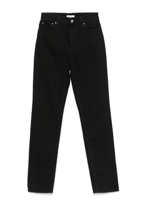 TOTEME logo-patch jeans - Black