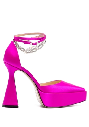 MACH & MACH pointed platform pumps - Pink