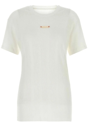 Maison Margiela logo-patch T-shirt - White