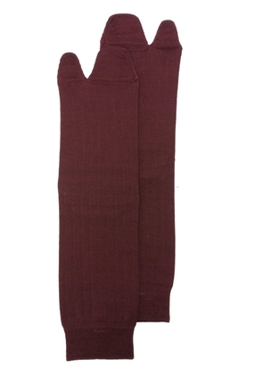 Maison Margiela Tabi split-toe socks - Red