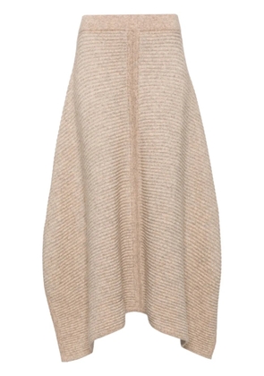 Lauren Manoogian Ottoman panel skirt - Neutrals