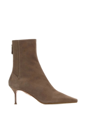 Aquazzura saint honor suede ankle boots - Brown