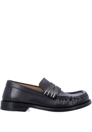 JW Anderson leather loafers - Black