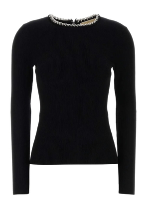 Michael Michael Kors ribbed long-sleeve top - Black