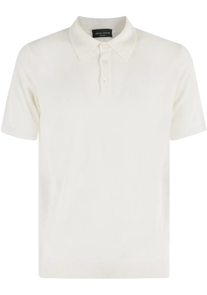 Roberto Collina cotton polo shirt - White
