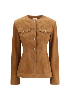 Haikure pocket suede jacket - Brown