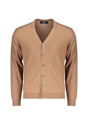 Fedeli V-neck cardigan - Neutrals