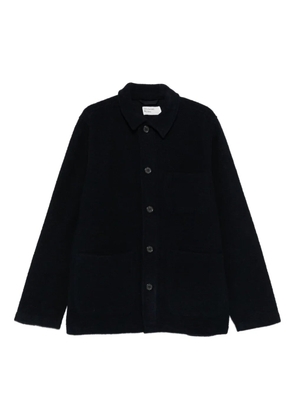 Universal Works button-front shirt jacket - Blue
