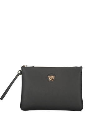 Versace Medusa Head-embellishment clutch bag - Black