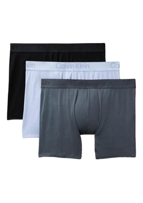Calvin Klein logo-waistband boxers (pack of three) - Black