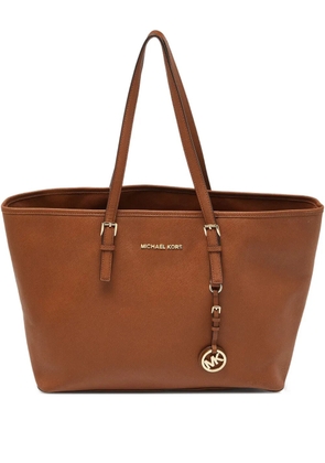 Michael Kors Vintage logo-lettering leather tote bag - Brown