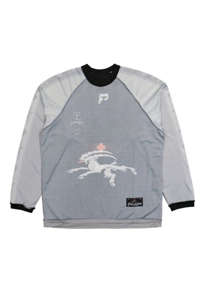 PROTOTYPES Inside Out Football T-Shirt - Grey
