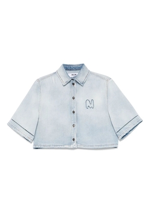 MSGM denim shirt - Blue