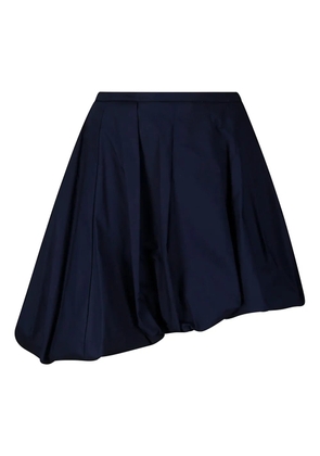 THELATEST poplin asymmetric skirt - Blue