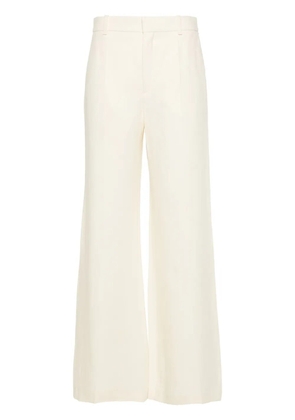 Chloé wide-leg linen trousers - Neutrals