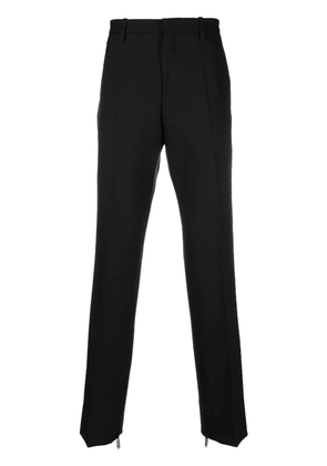 Off-White paperclip-detail straight-leg trousers - Black