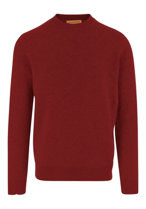 Guest In Residence crew-neck ribbed cashmere sweater - Red