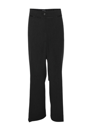 ELENA MIRO` trim-detail trousers - Grey