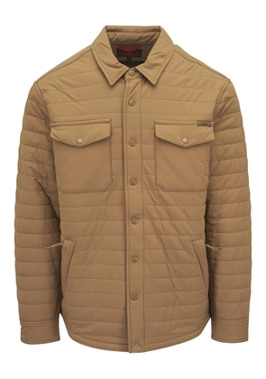 FAHERTY quilted shirt jacket - Brown