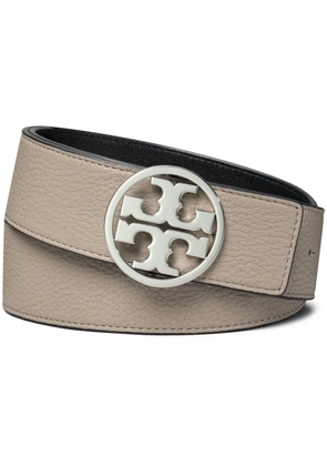 Tory Burch Miller reversible leather belt - Grey