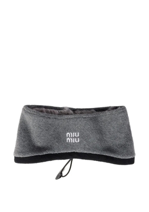 Miu Miu fleece headband - Grey