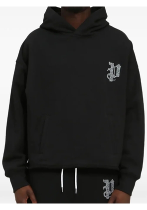 Purple Brand fleece hoodie - Black