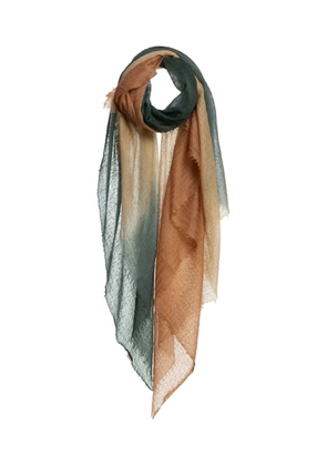 MIRROR IN THE SKY Souffle degrade scarf - Brown