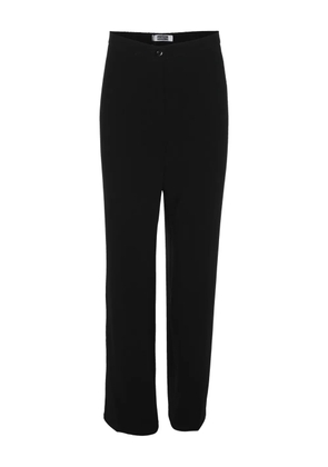 Krizia Pre-Owned buttoned straight trousers - Black