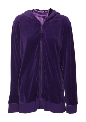 Marina Rinaldi zip-fastening hoodie - Purple