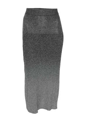 JOSEPH knit dip-dye midi skirt - Grey