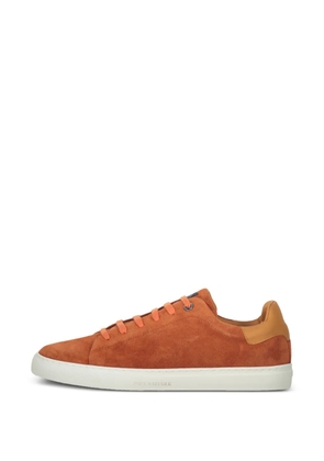 Paul & Shark leather lace-up sneakers - Orange
