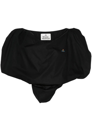 Vivienne Westwood Orb-embroidered blouse - Black