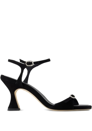 Carel Paris 110mm Celeste crystal-buckle sandals - Black