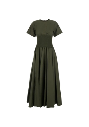 Simkhai Wrenna shirred maxi dress - Green