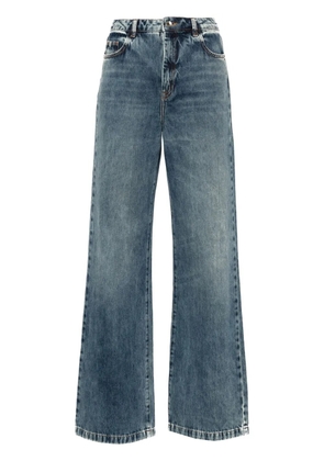 Patrizia Pepe high-rise straight-leg jeans - Blue