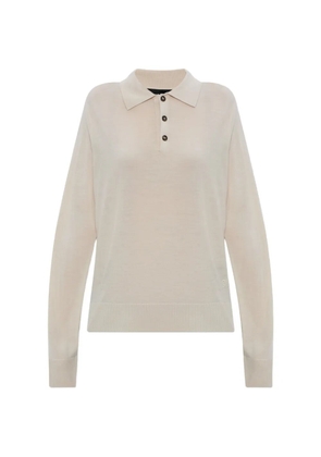 DSQUARED2 buttoned polo top - Neutrals