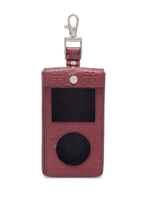 Givenchy Pre-Owned 4G-debossed iPod case - Red