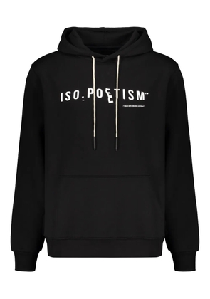 ISO.POETISM logo-print hoodie - Black