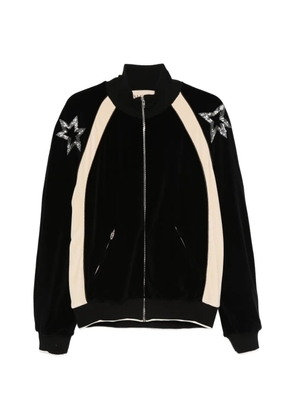 Valentino Garavani star-appliqué bomber jacket - Black