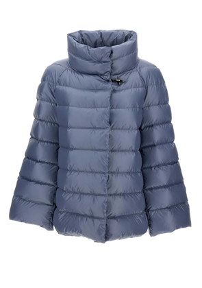 Fay funnel-neck quilted coat - Blue