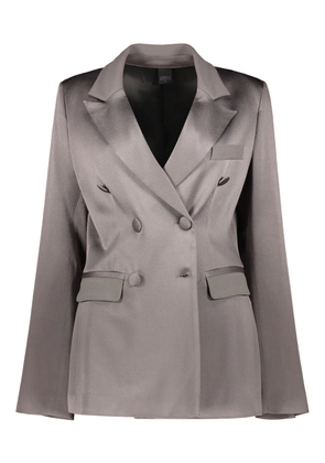 Lorena Antoniazzi satin blazer - Grey