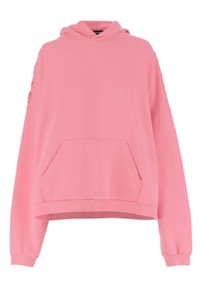 We11done cotton hoodie - Pink