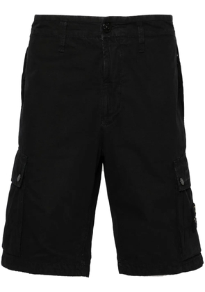 Stone Island Compass cotton cargo shorts - Blue
