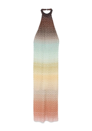 Missoni ombré-effect midi dress - Brown