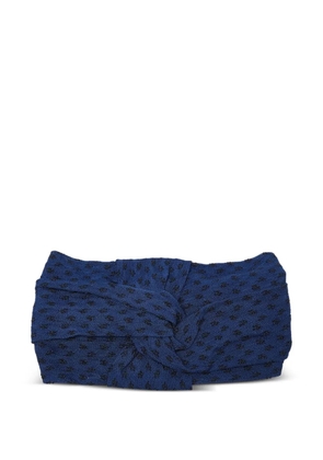 Missoni Pre-Owned knit twisted headband - Blue