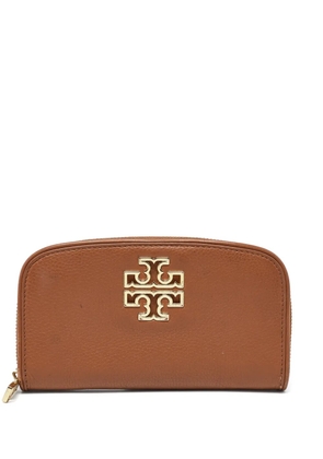 Tory Burch pre-owned Britten logo-embellished wallet - Brown