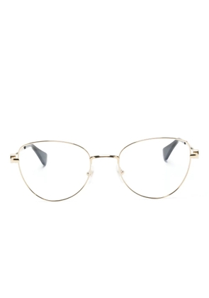 Cartier Eyewear cat-eye frame glasses - Gold